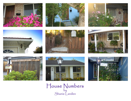 Housenumbers ofSunnyvale